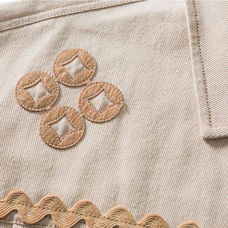 Veste en Jean Multi-Poches ’QRN711’