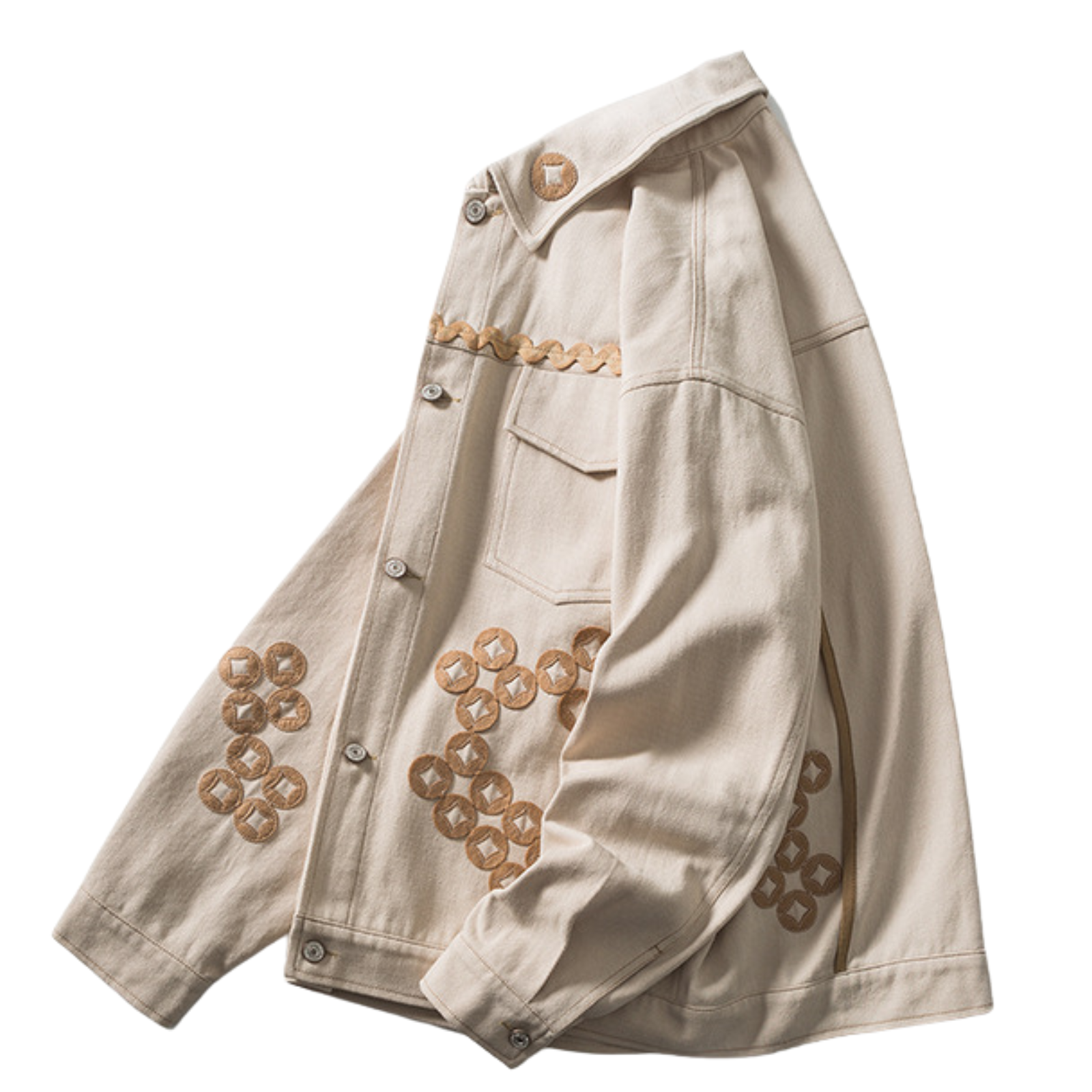 Veste en Jean Multi-Poches ’QRN711’