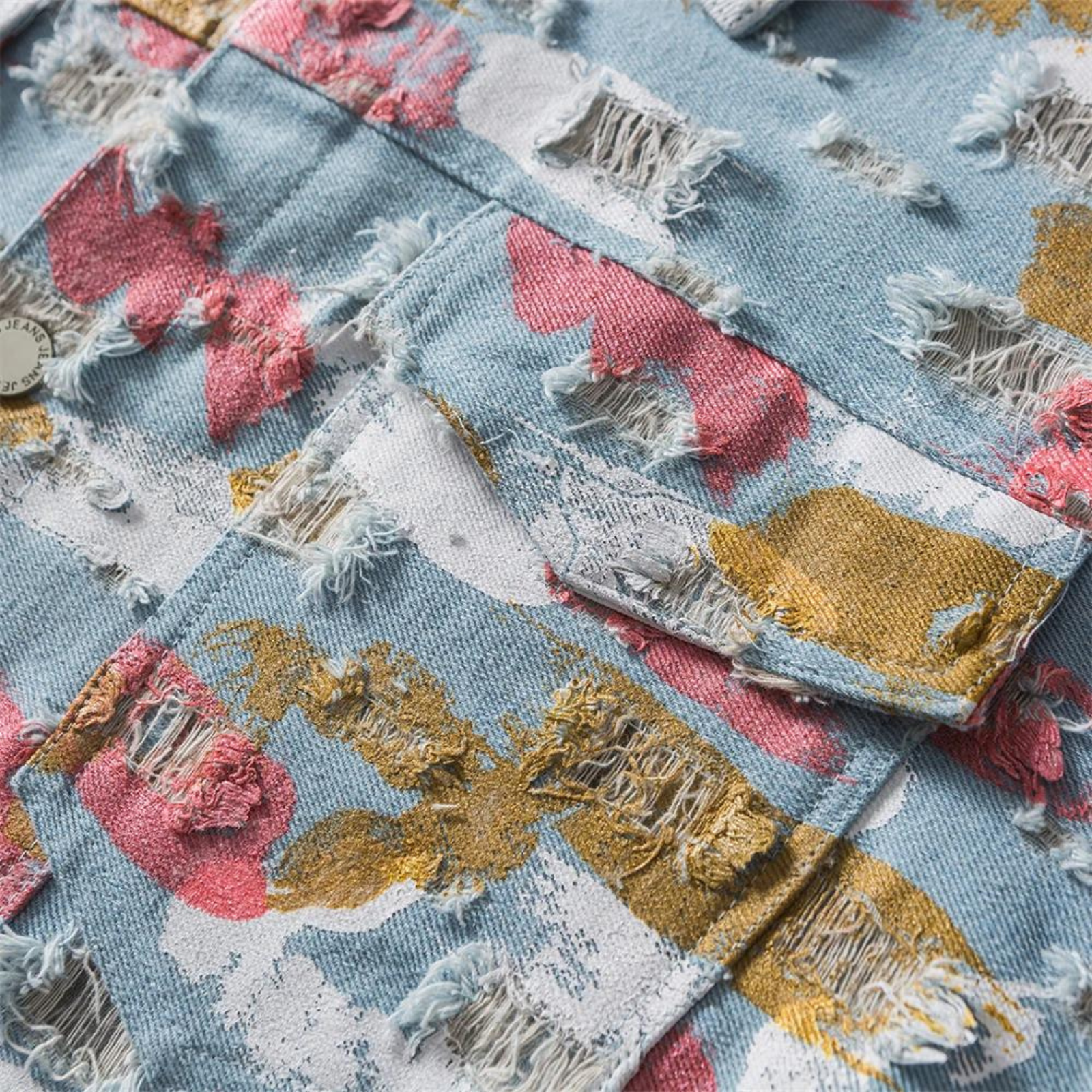 Veste en Jean Streetwear ’HARAJUKU’
