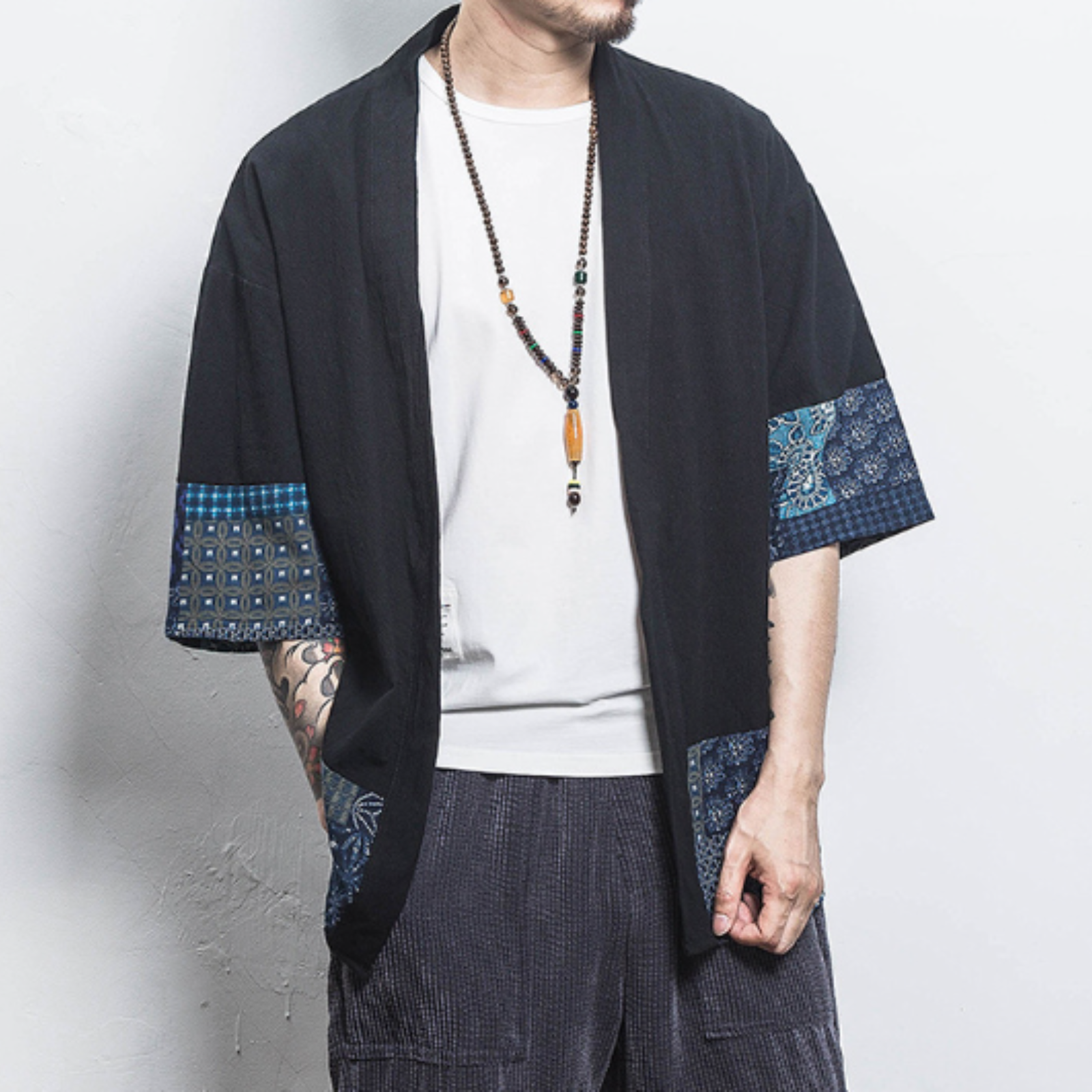 Veste Kimono Homme Japonais ’Mitsuo’