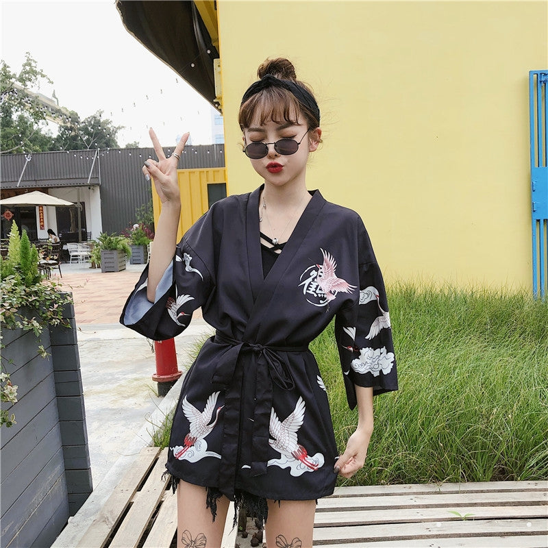 Veste Kimono Japonais Femme ’Haruko’