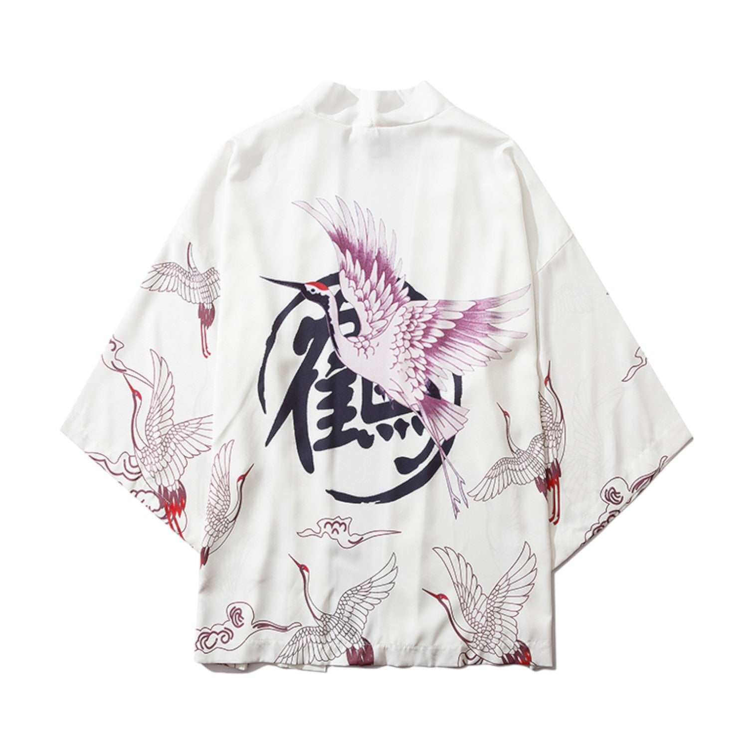 Veste Kimono Japonais Femme ’Haruko’ - Blanc / S