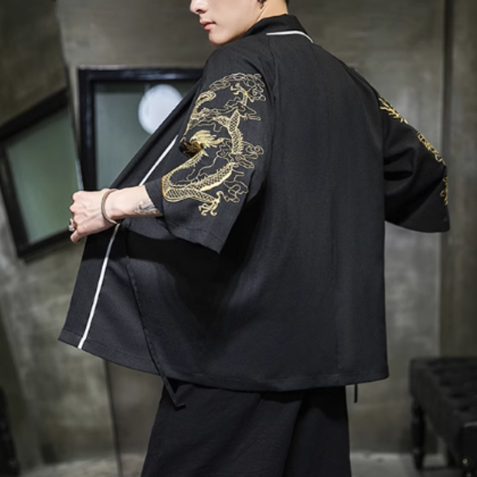 Veste Kimono Japonais Homme ’Mitsuo’