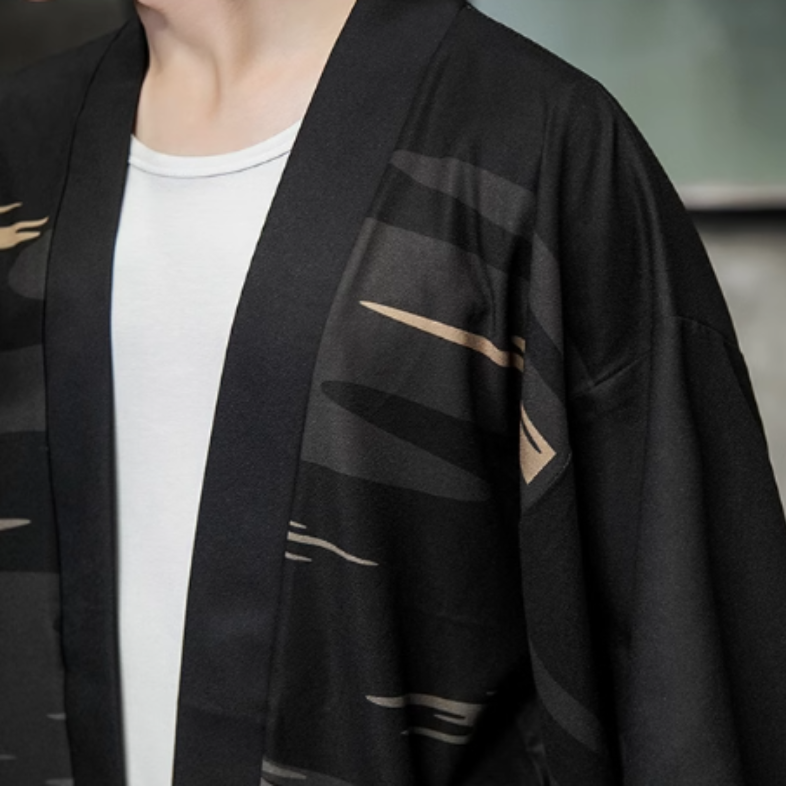 Veste Kimono Motif Torii ’Hikaru’