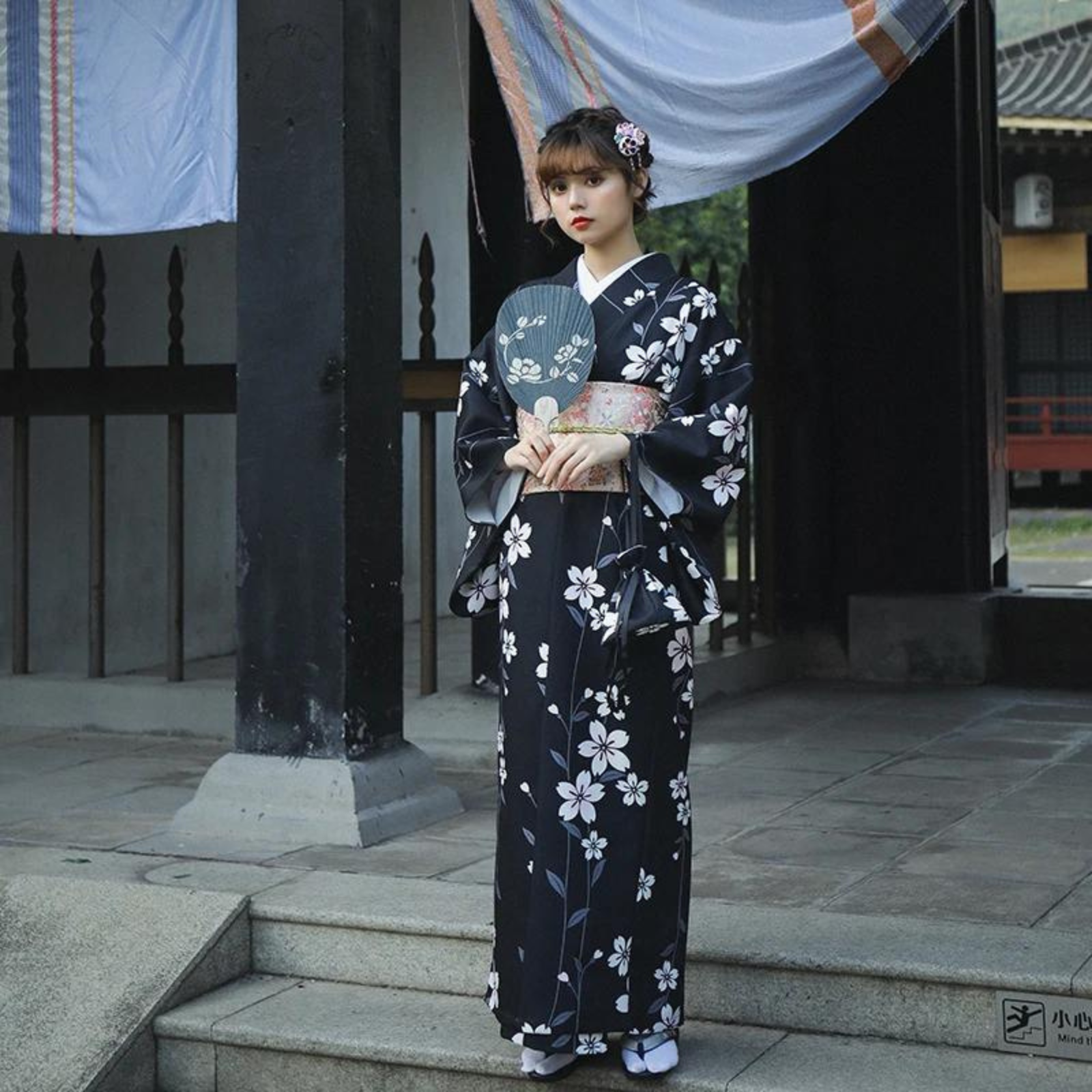 Vrai Kimono Japonais Femme