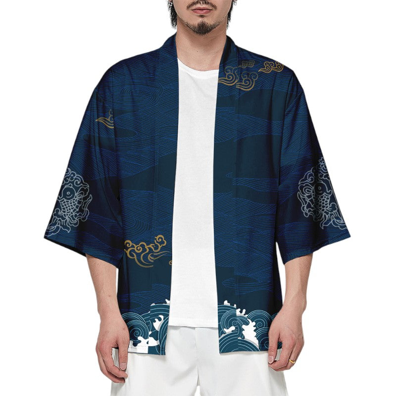 Kimono ample en satin