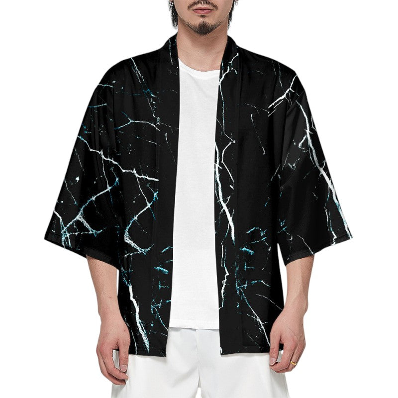 Kimono ample en satin