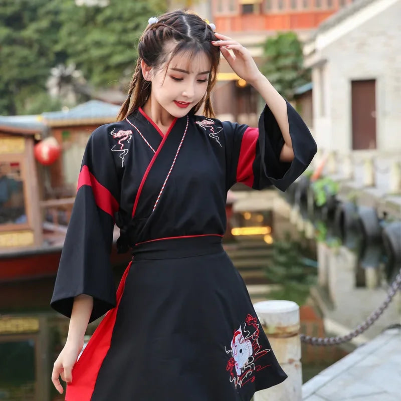 yukata court femme