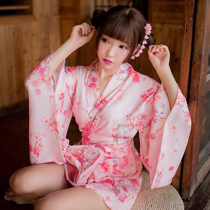 yukata femme court - Taille unique