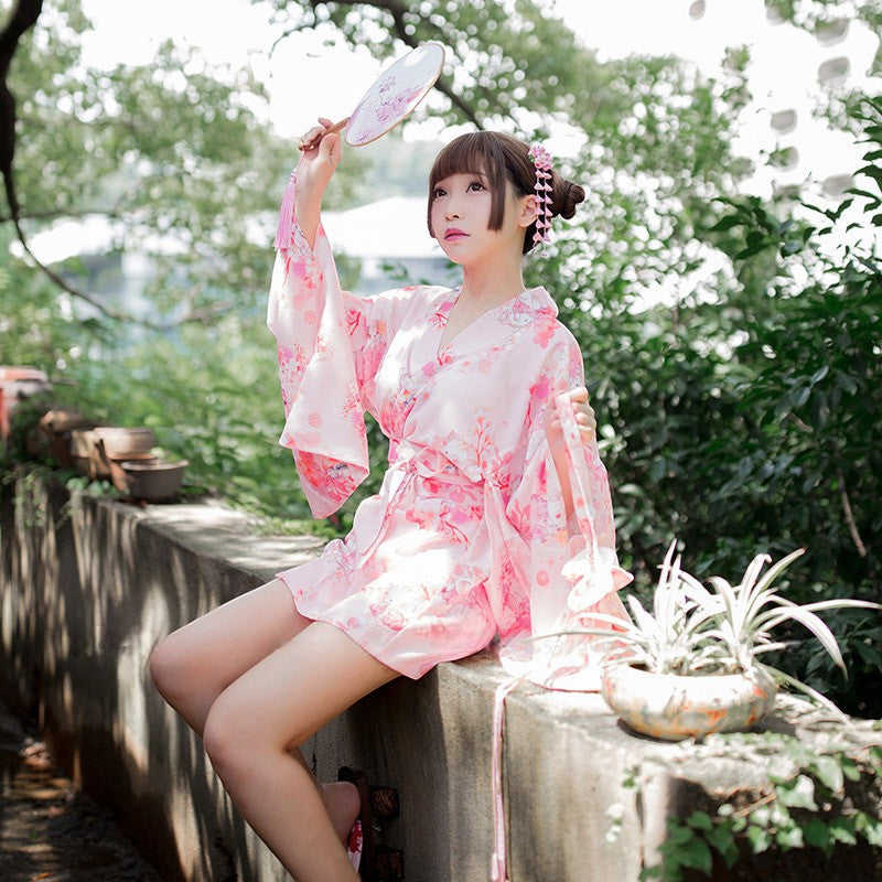 yukata femme court - Taille unique