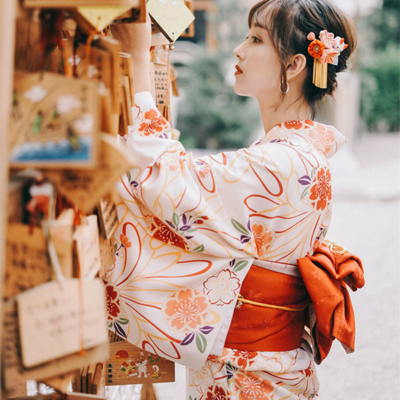 yukata femme japonais - Taille unique