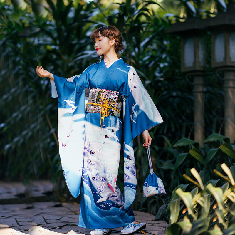 yukata japonais femme pas cher - Yukata seul / Taille unique: 140 cm