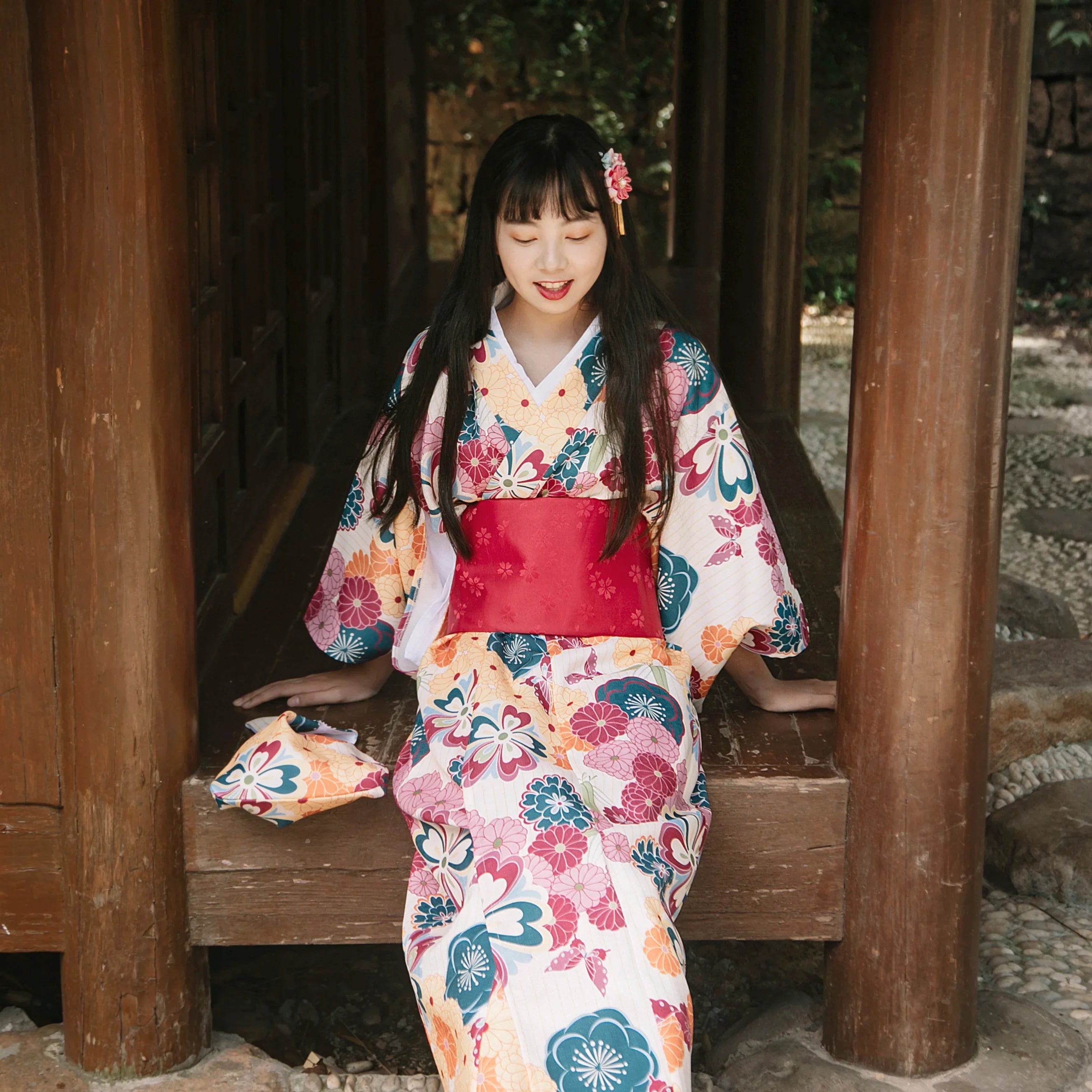 yukata traditionnel japonais femme