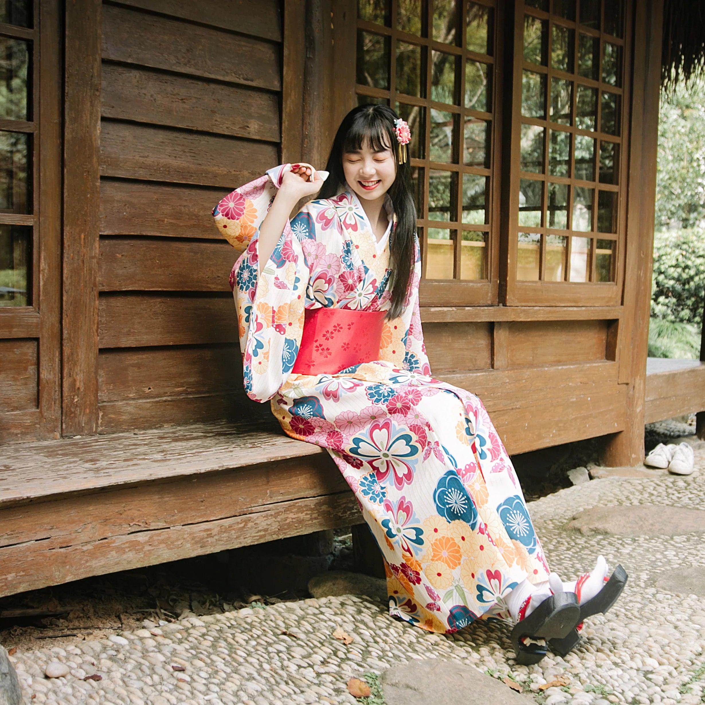 yukata traditionnel japonais femme